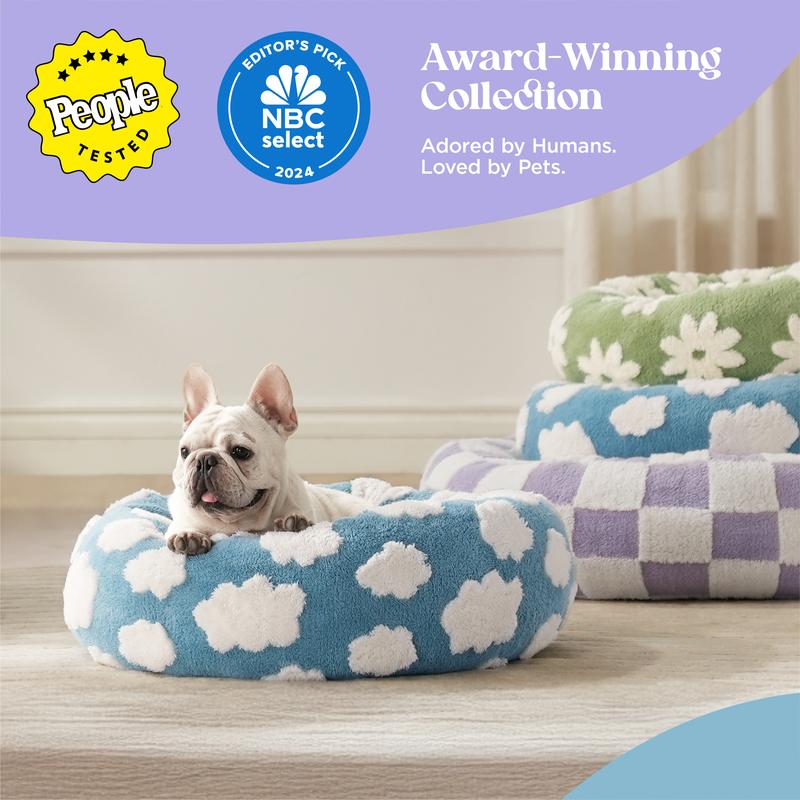 Calming Dog Bed – Anti-Anxiety Plush Washable Nest with Orthopedic Support for Small to XL Dogs