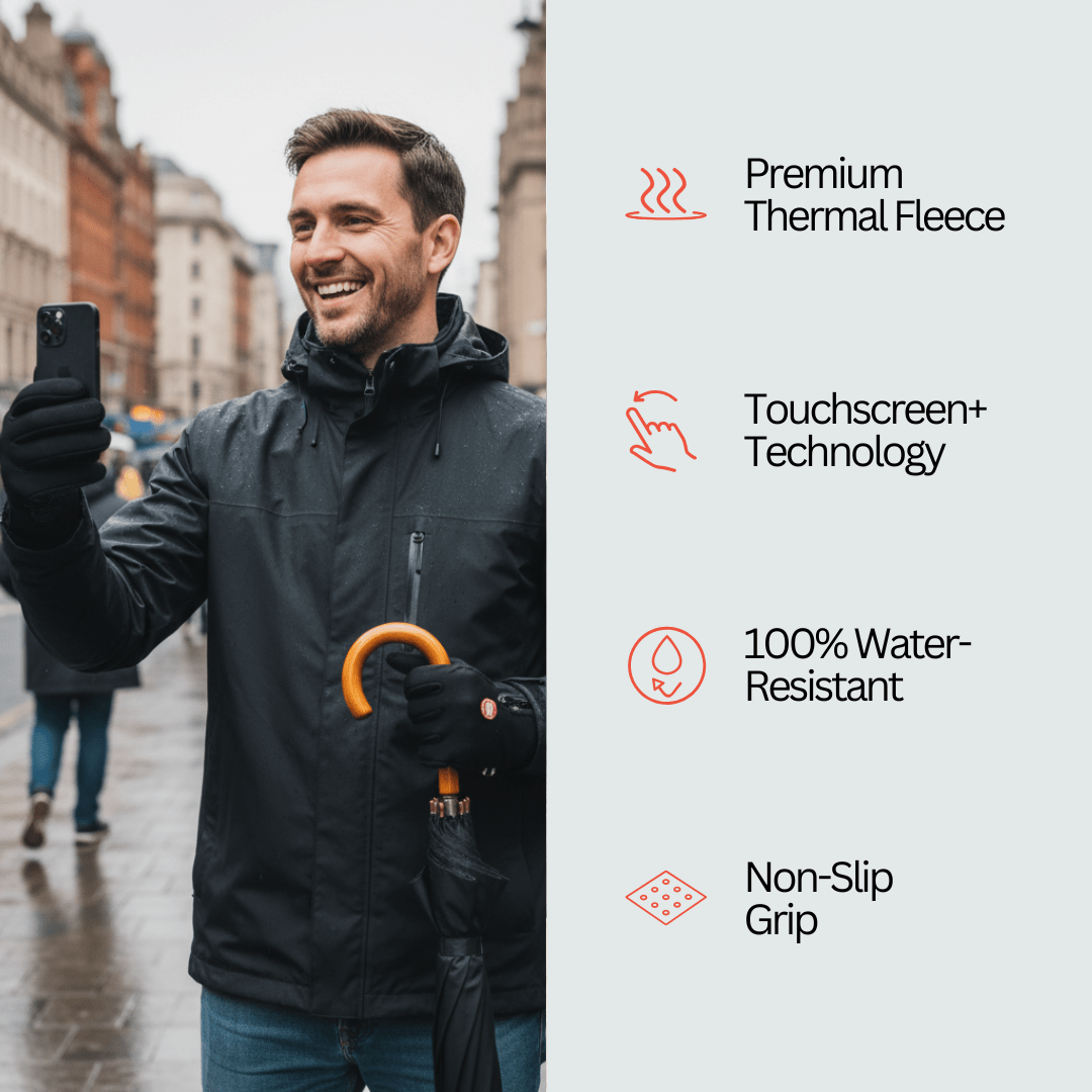 Thermal Gloves Active Edition – Unisex Waterproof Touchscreen