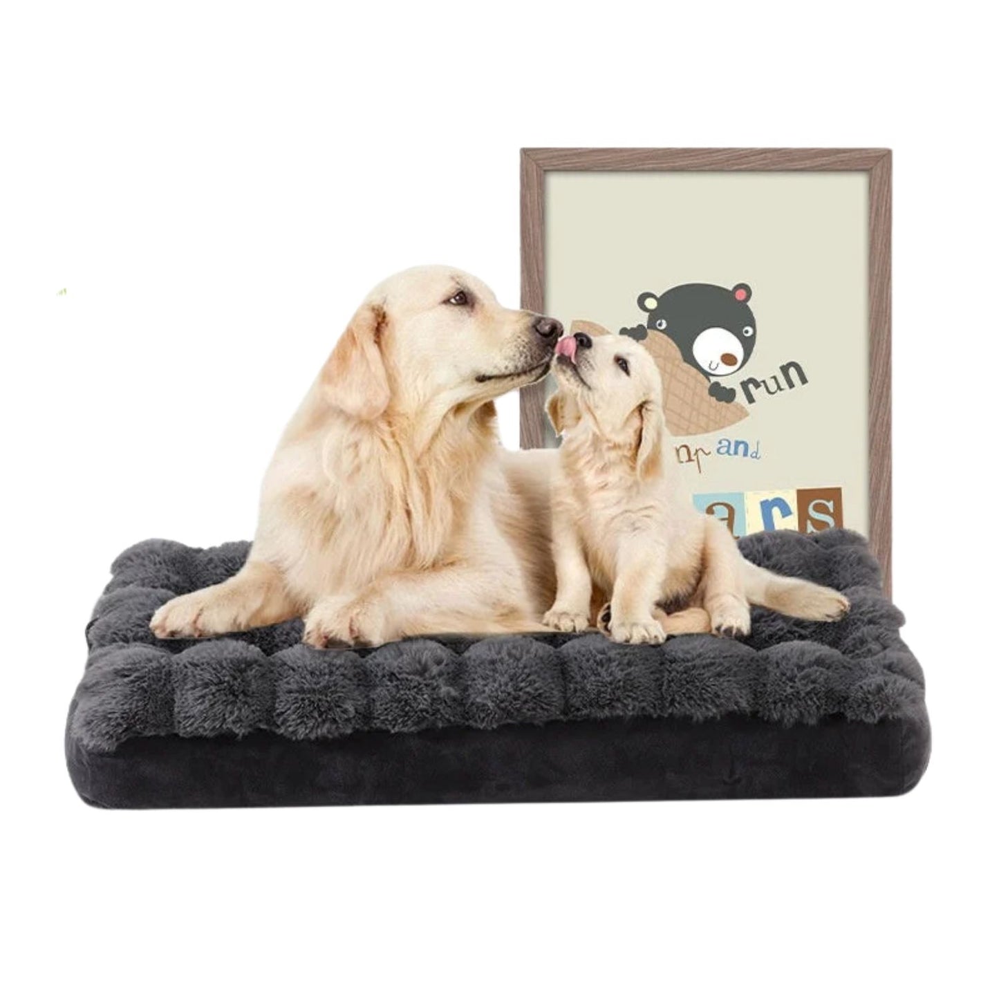 Orthopedic Dog Bed – Luxury Plush Washable Sofa Bed with Non-Slip Waterproof Base