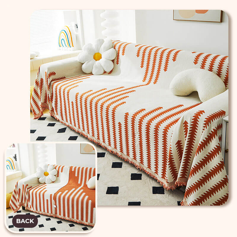 Couch Cover for Dogs – All-Seasons Chenille Fabric, Double-Sided Anti-Scratch Sofa Protector, Washable
