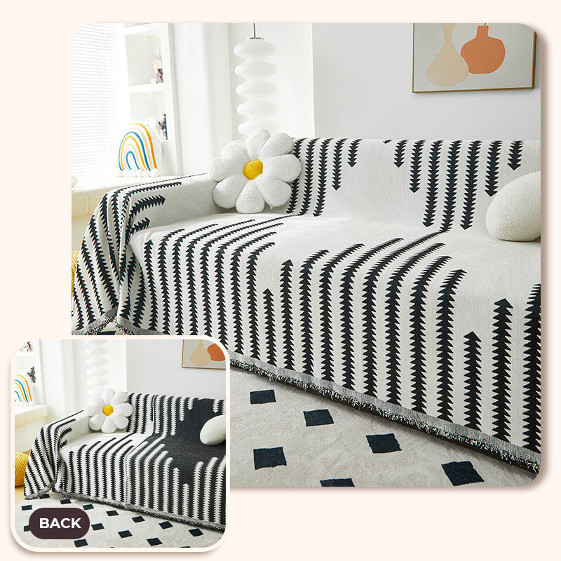 Couch Cover for Dogs – All-Seasons Chenille Fabric, Double-Sided Anti-Scratch Sofa Protector, Washable