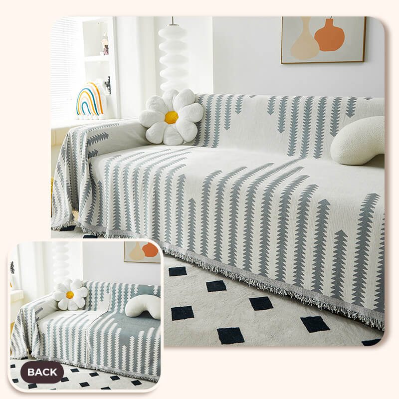 Couch Cover for Dogs – All-Seasons Chenille Fabric, Double-Sided Anti-Scratch Sofa Protector, Washable