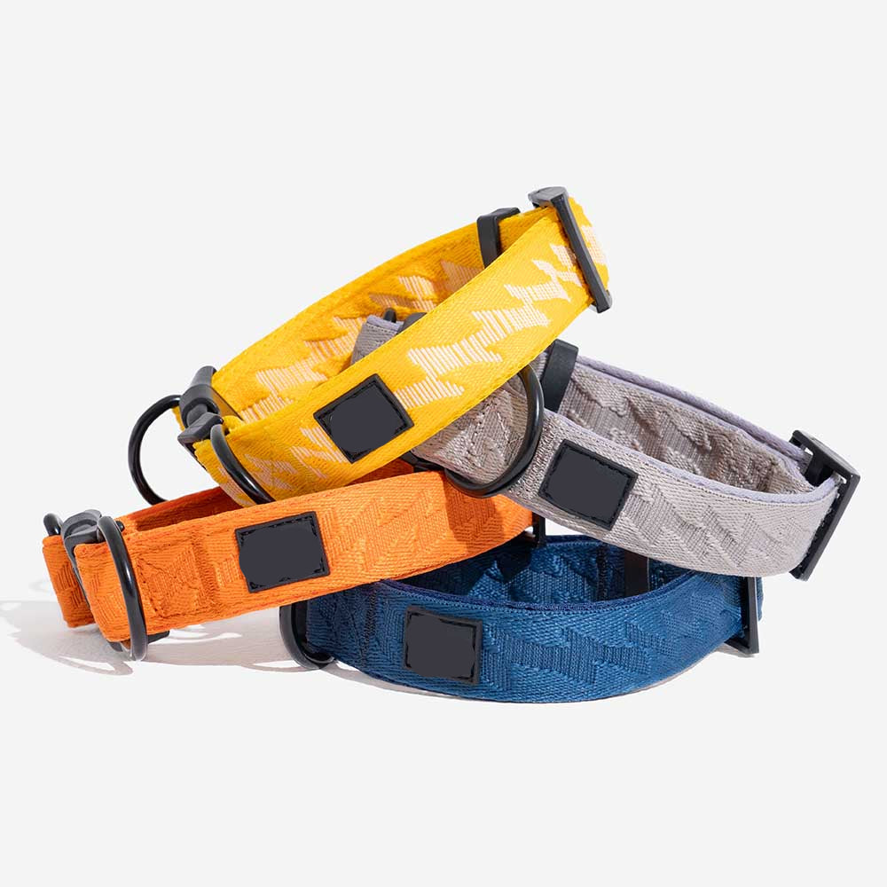 Adjustable Nylon Dog Collar – Reflective, Comfy, Durable