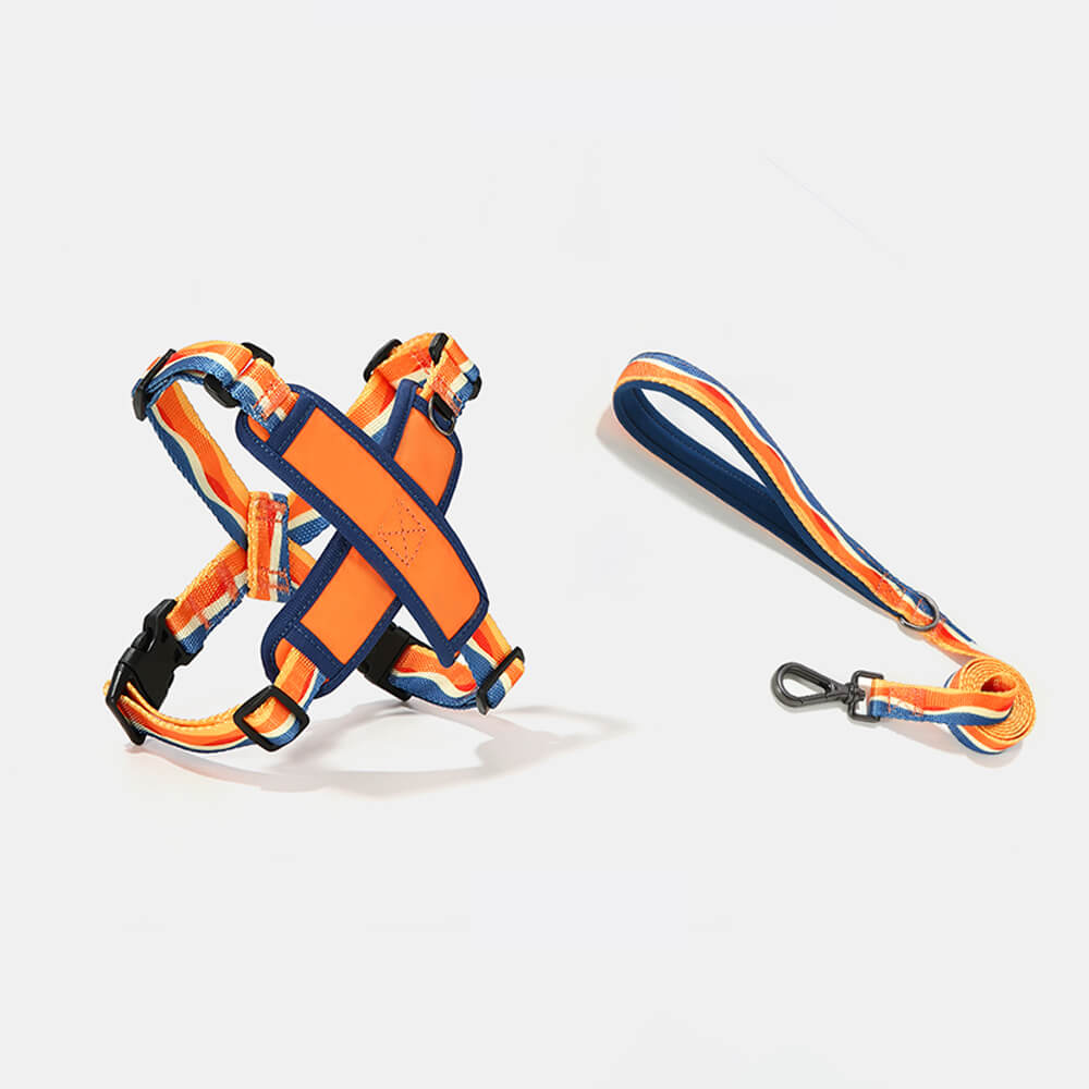 X-Shaped No-Choke Dog Harness – Adjustable, Durable (S–L)