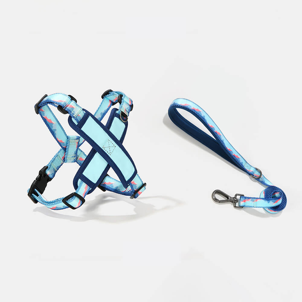 X-Shaped No-Choke Dog Harness – Adjustable, Durable (S–L)