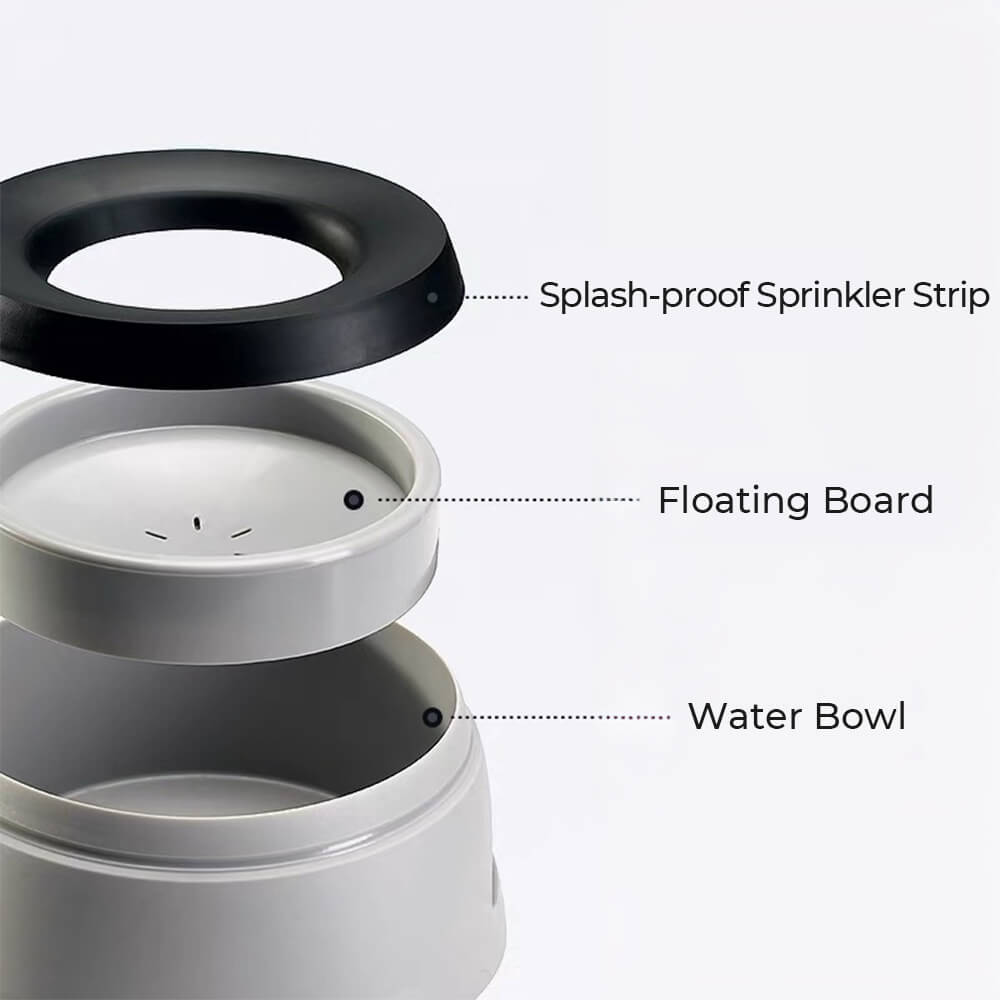 No-Spill Car Dog Water Bowl – Floating Disk, Non-Slip
