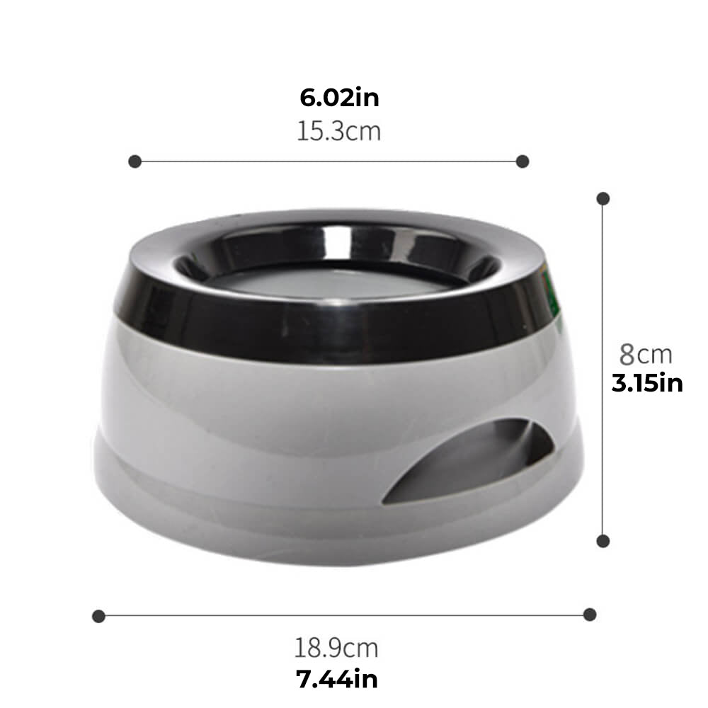No-Spill Car Dog Water Bowl – Floating Disk, Non-Slip