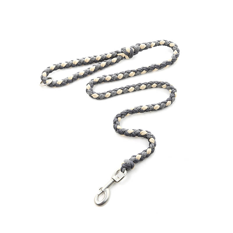 Hand-Woven Hemp Rope Dog Collar & Leash Set – Anti-Pull, 3-in-1