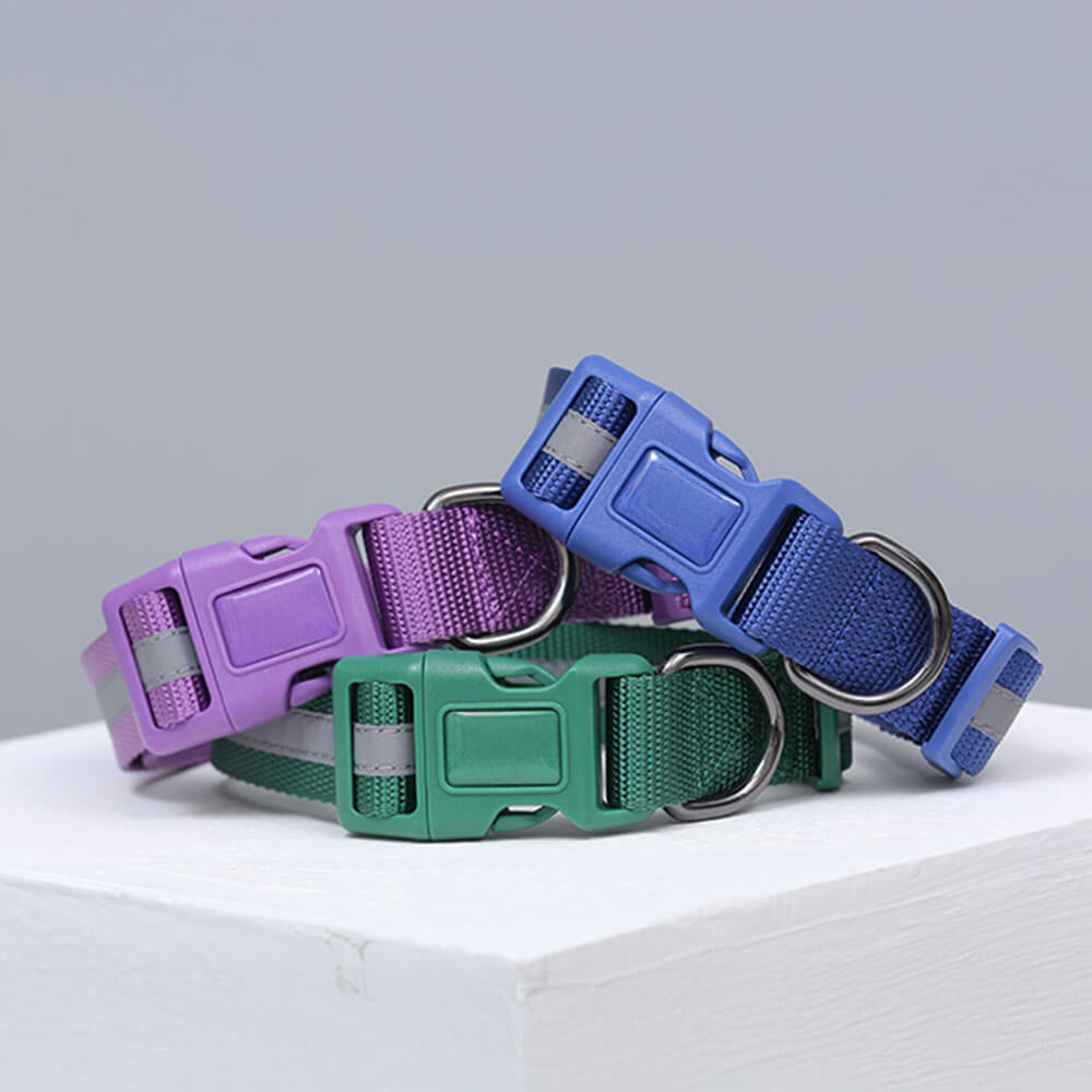 No-Pull Reflective Dog Harness • Adjustable Nylon | Harness, Collar & Leash (Sold Separately)