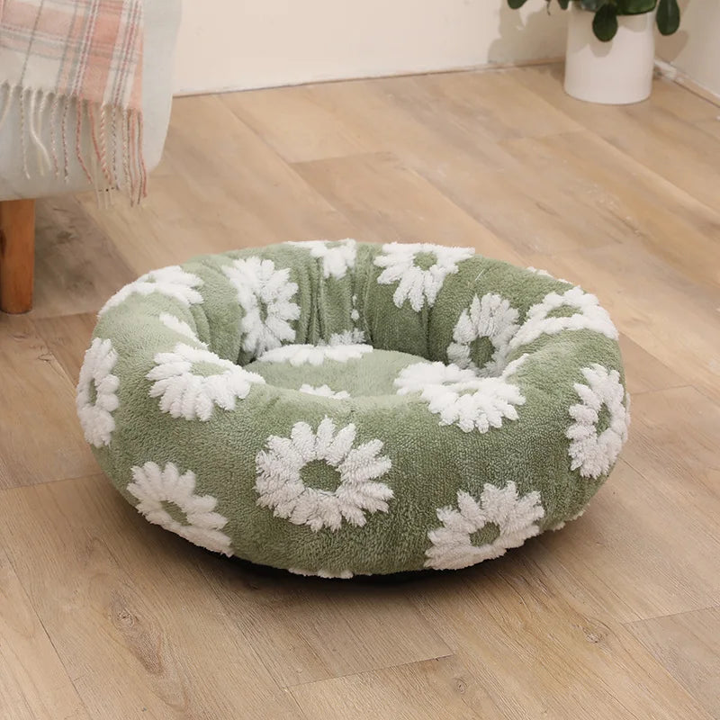 Calming Dog Bed – Anti-Anxiety Plush Washable Nest with Orthopedic Support for Small to XL Dogs