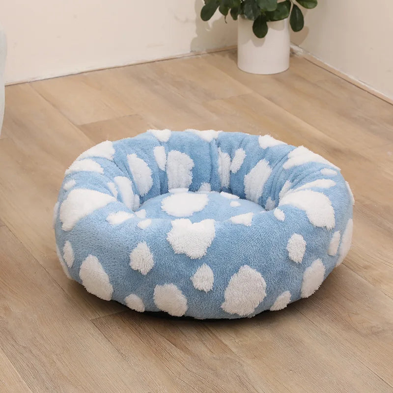 Calming Dog Bed – Anti-Anxiety Plush Washable Nest with Orthopedic Support for Small to XL Dogs