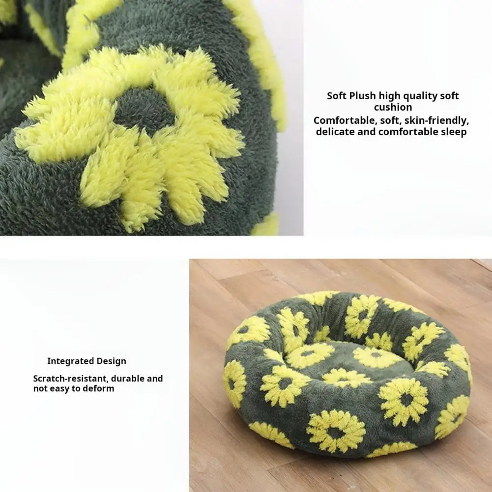 Calming Dog Bed – Anti-Anxiety Plush Washable Nest with Orthopedic Support for Small to XL Dogs