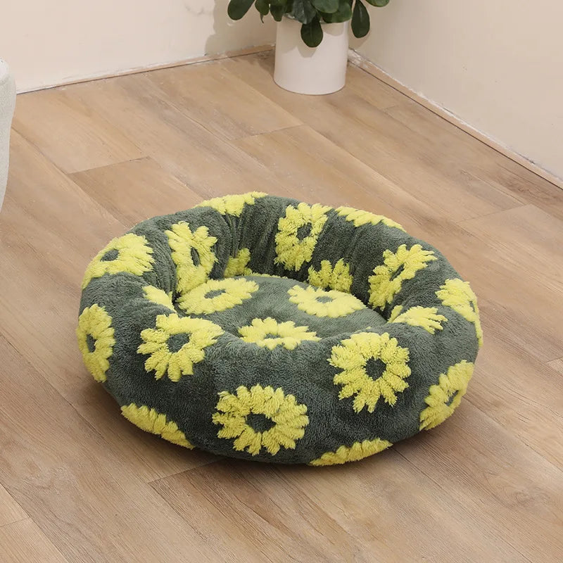 Calming Dog Bed – Anti-Anxiety Plush Washable Nest with Orthopedic Support for Small to XL Dogs