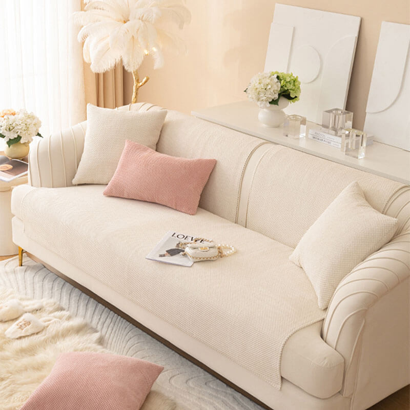 Washable Couch Cover – Plush Non-Slip Sofa Protector, Pet-Friendly Furniture Cover