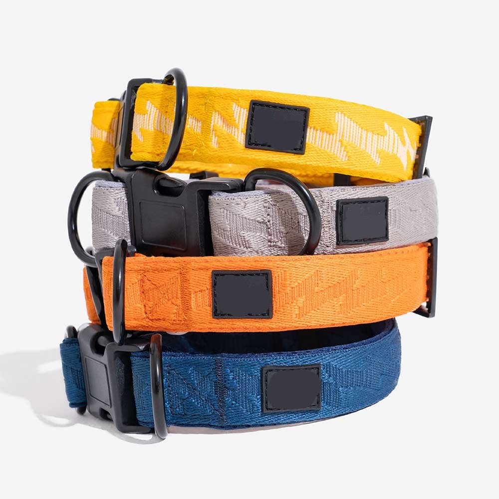 Adjustable Nylon Dog Collar – Reflective, Comfy, Durable - mafooouk