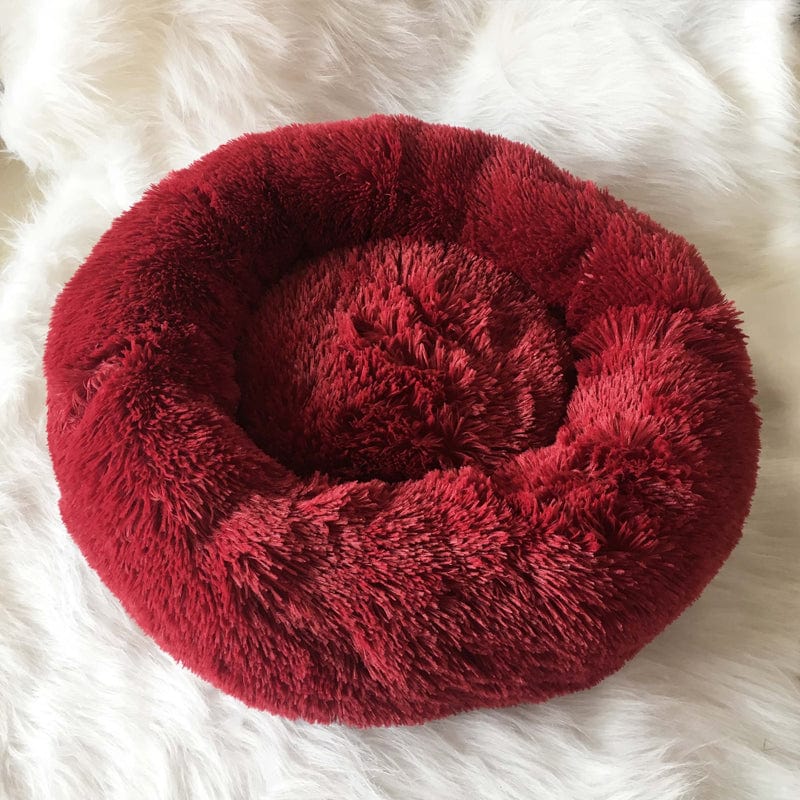 Calming Dog Bed – SnuggleNest Anti - Anxiety Plush Washable Cushion for Pets - mafooouk