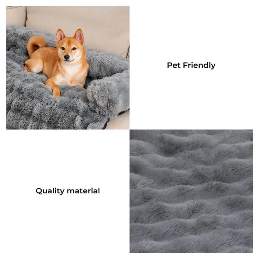 Calming Dog Bed Sofa Protector Pet Mat - mafooouk