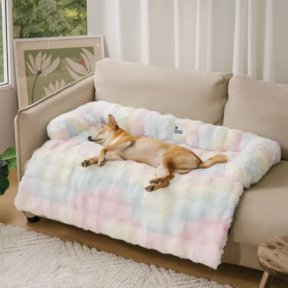 Calming Dog Bed Sofa Protector Pet Mat - mafooouk