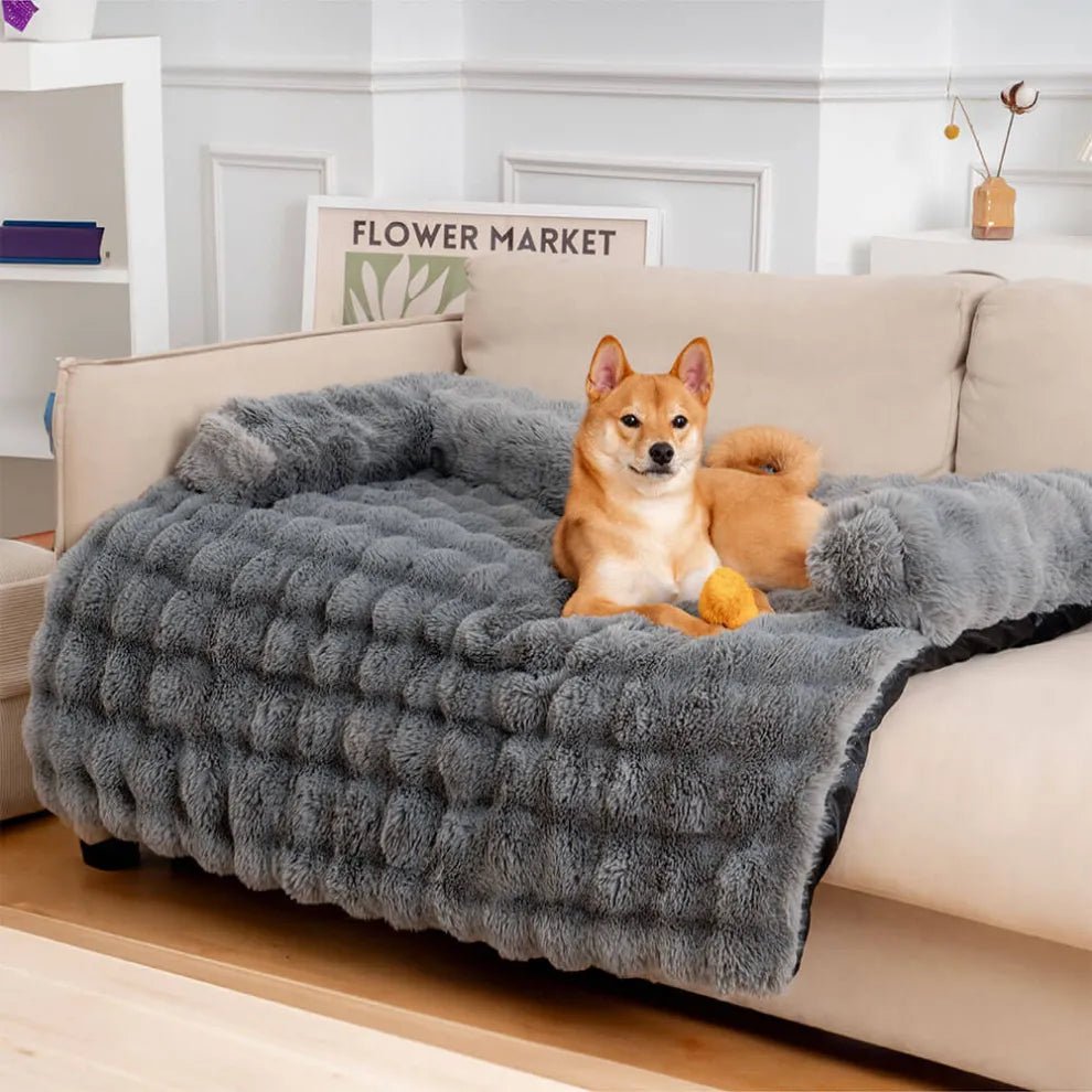 Calming Dog Bed Sofa Protector Pet Mat - mafooouk