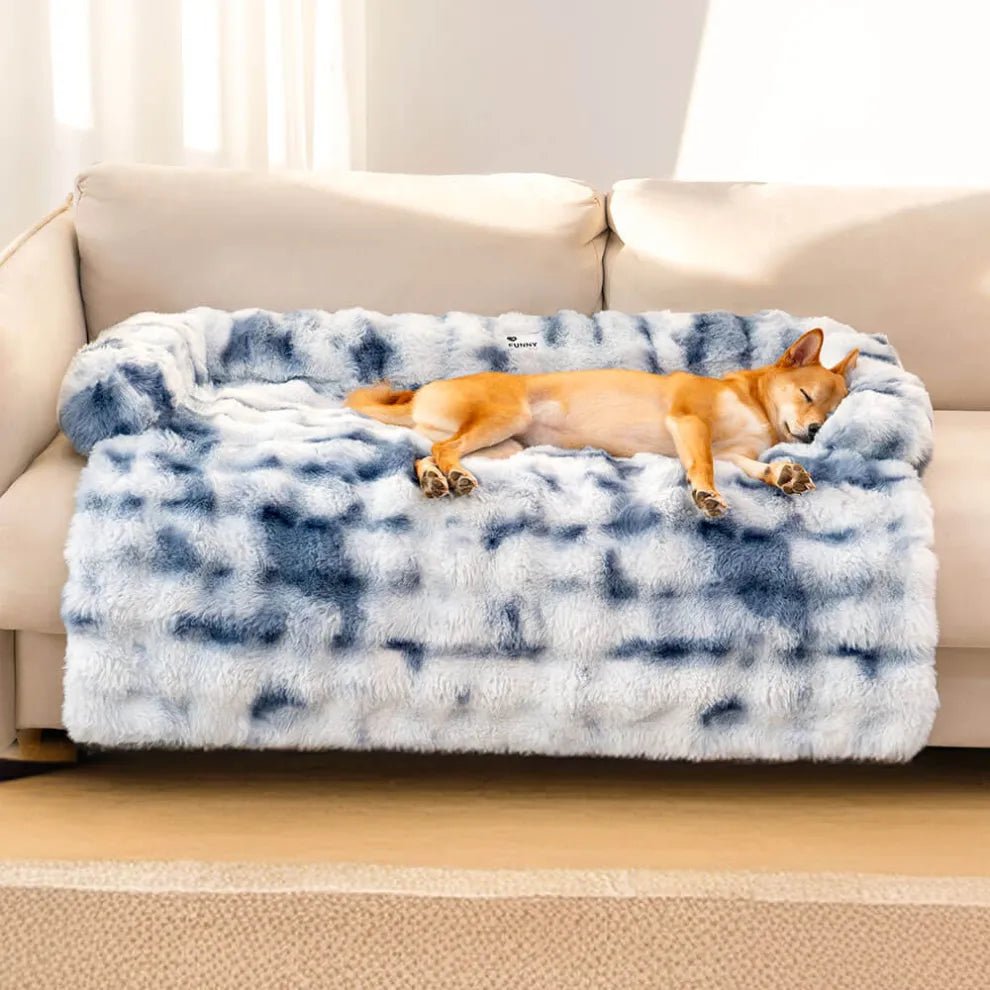 Calming Dog Bed Sofa Protector Pet Mat - mafooouk