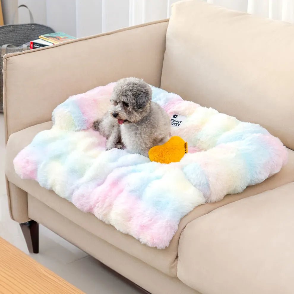 Calming Dog Bed Sofa Protector Pet Mat - mafooouk