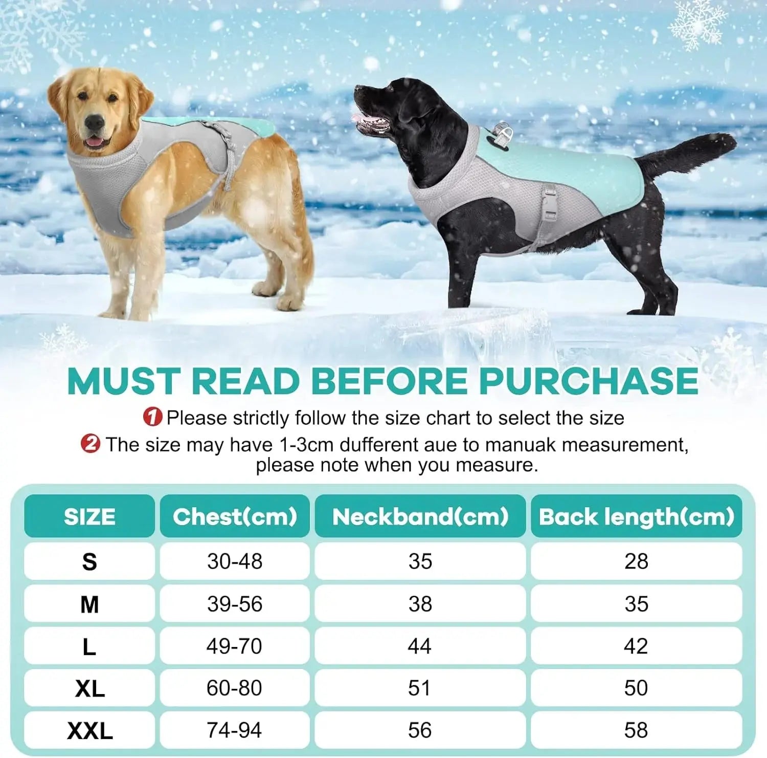 Dog Cooling Vest Harness – Breathable - mafooouk