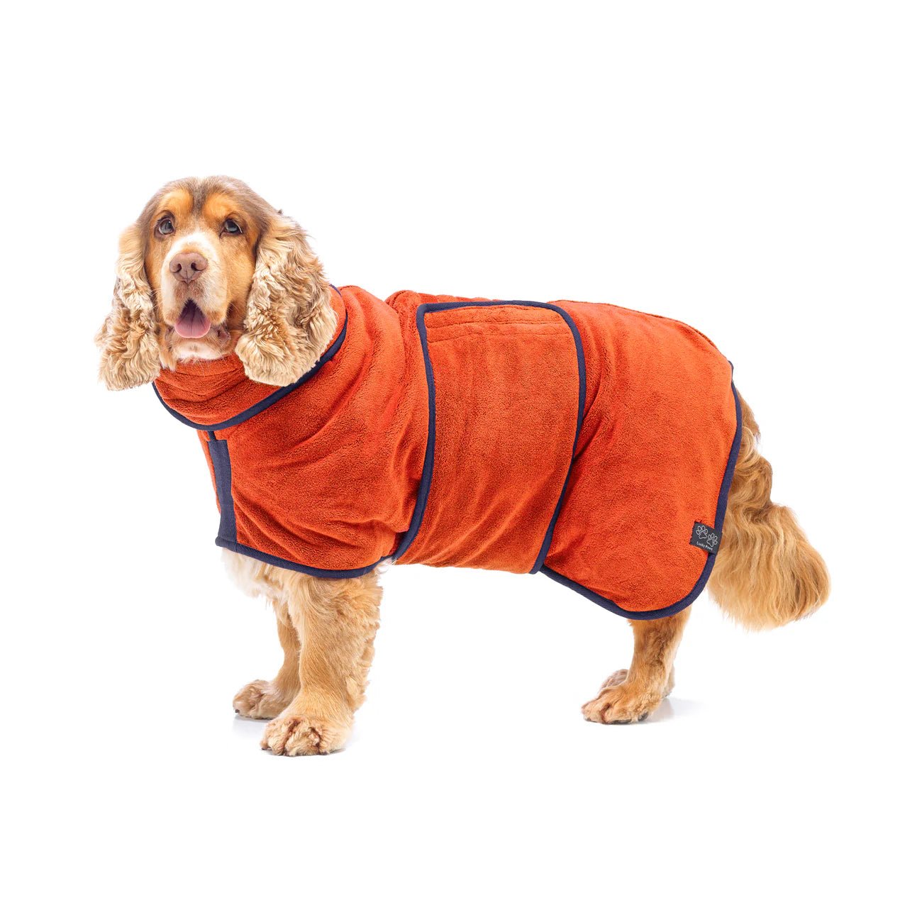 Dog Drying Coat – Double - Layer Microfibre, Super - Absorbent Quick - Dry Robe with Adjustable Belly Strap - mafooouk