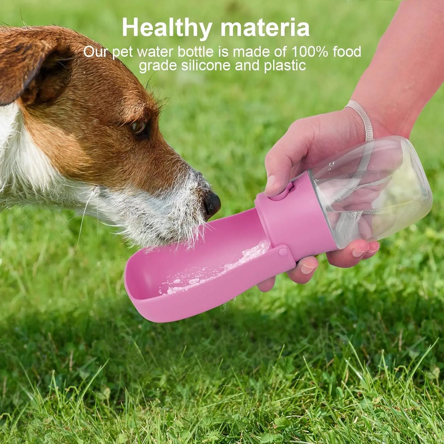 Foldable Dog Water Bottle & Travel Bowl – Leak - Proof, 300 ml - mafooouk