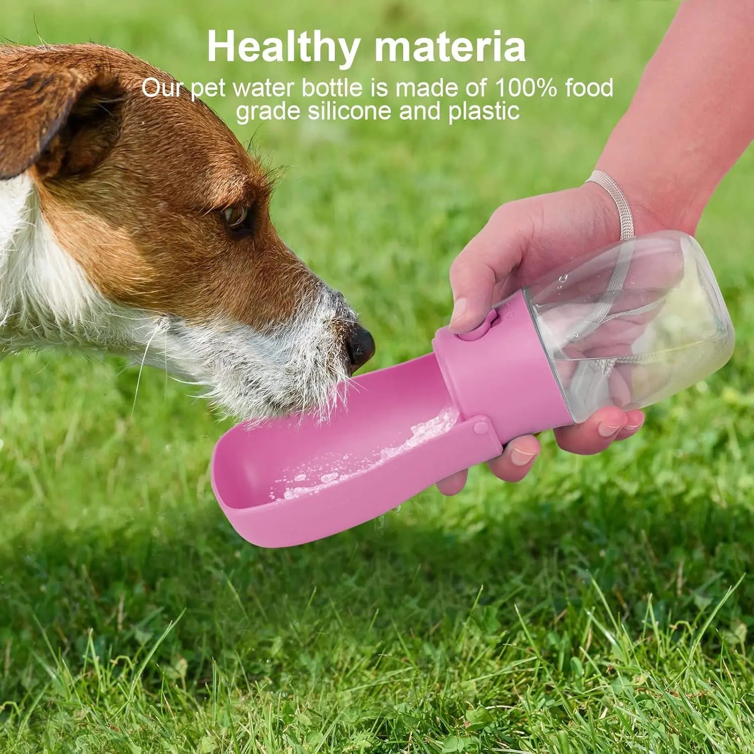 Foldable Dog Water Bottle & Travel Bowl – Leak - Proof, 300 ml - mafooouk