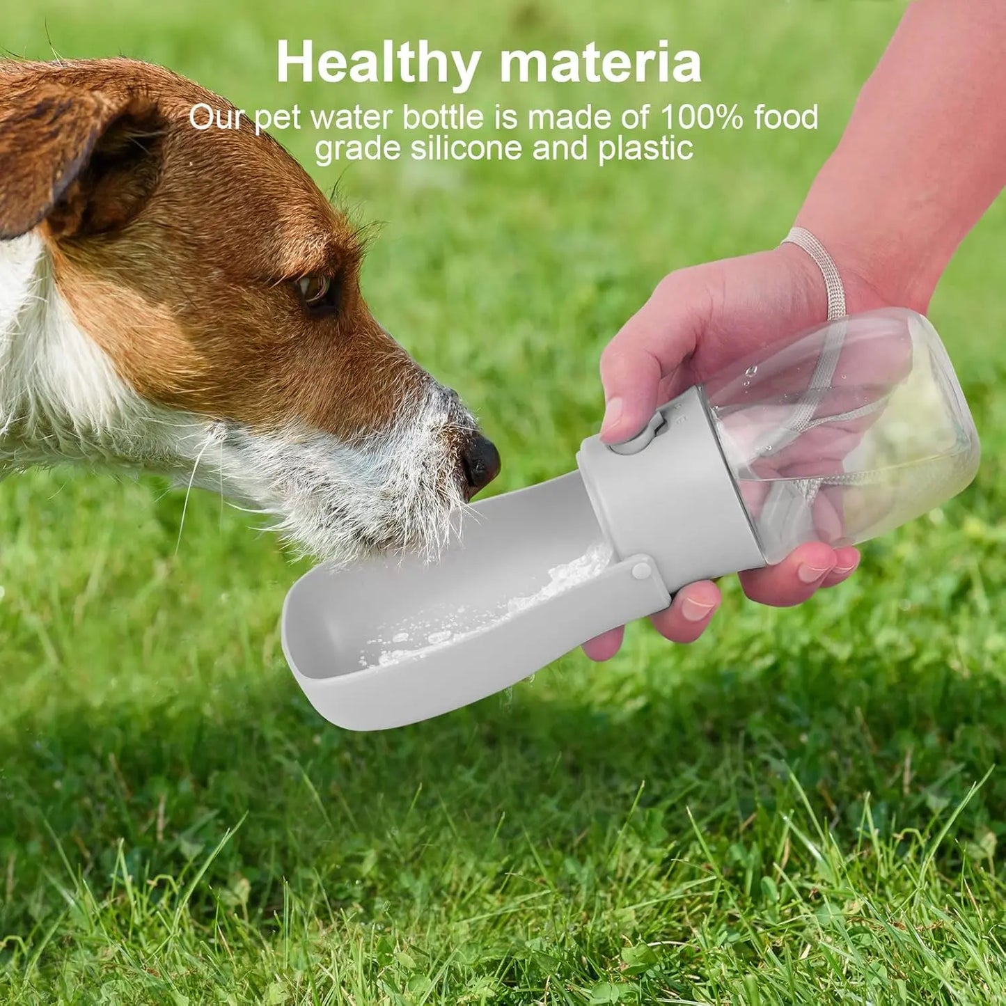 Foldable Dog Water Bottle & Travel Bowl – Leak - Proof, 300 ml - mafooouk