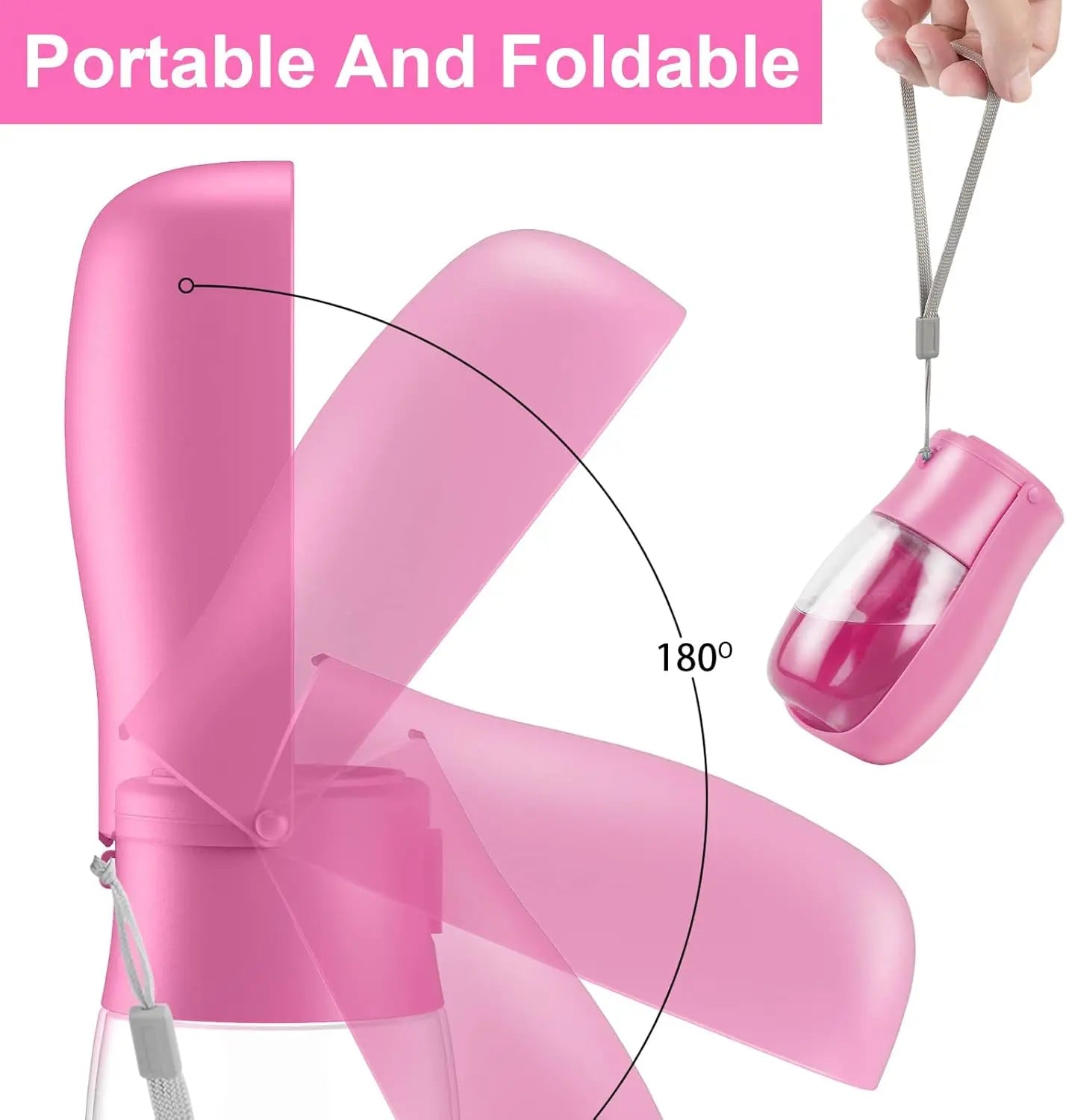 Foldable Dog Water Bottle & Travel Bowl – Leak - Proof, 300 ml - mafooouk