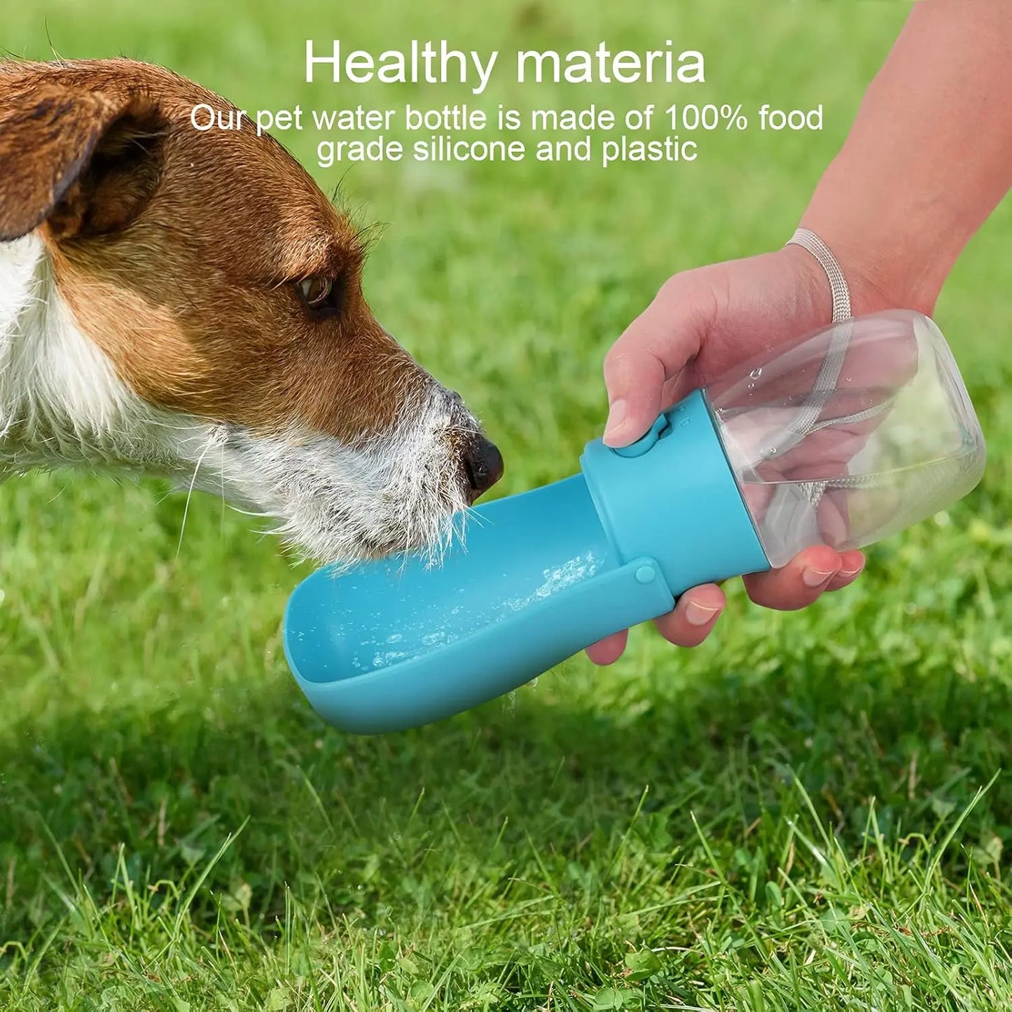 Foldable Dog Water Bottle & Travel Bowl – Leak - Proof, 300 ml - mafooouk