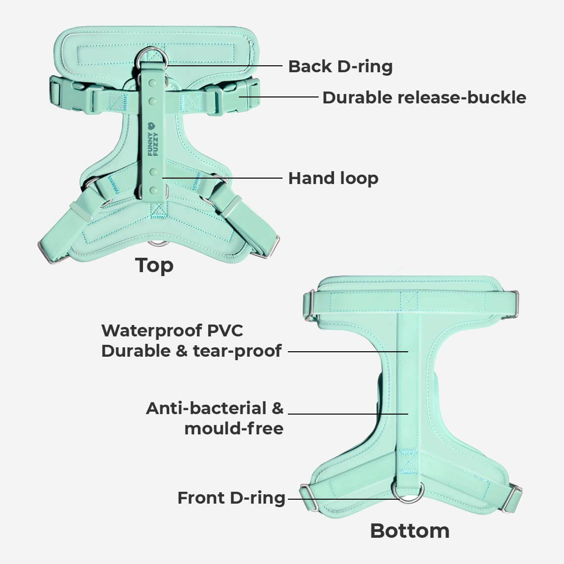 Gummy Dog Harness - mafooouk