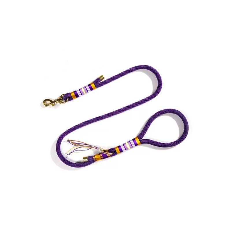 Hand - knitted Braided Rope Cool Dog Accessories Training Leash - mafooouk