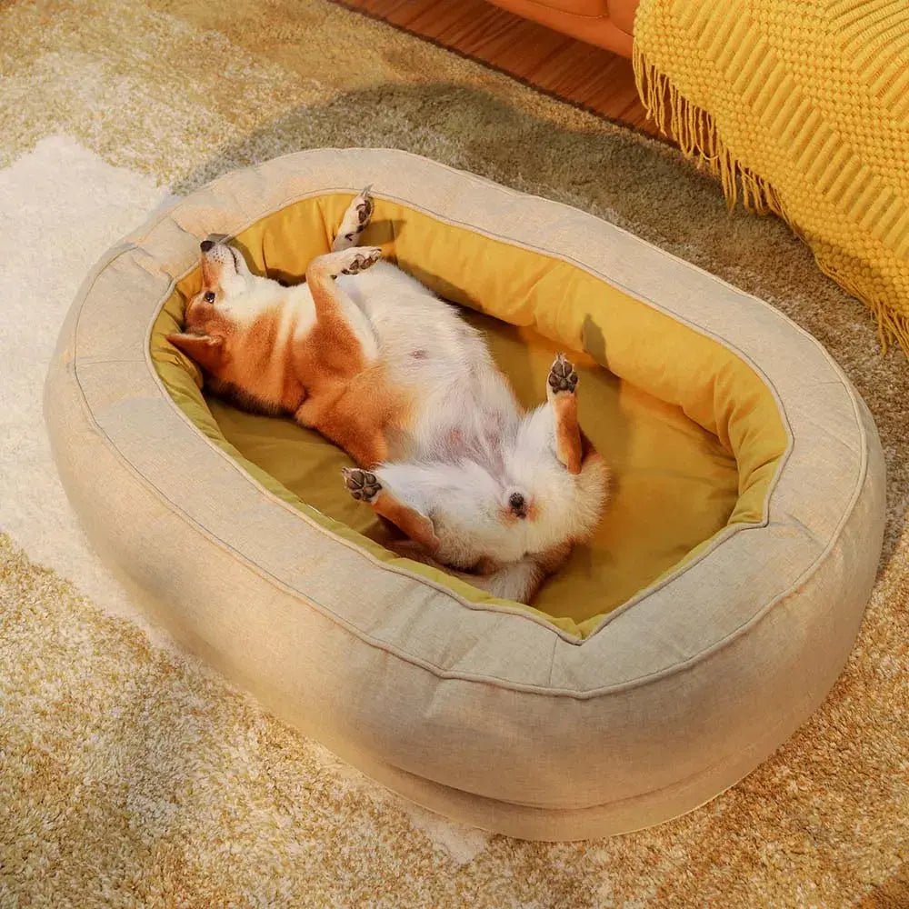 Orthopedic Calming Donut Dog Bed – Waterproof - mafooouk