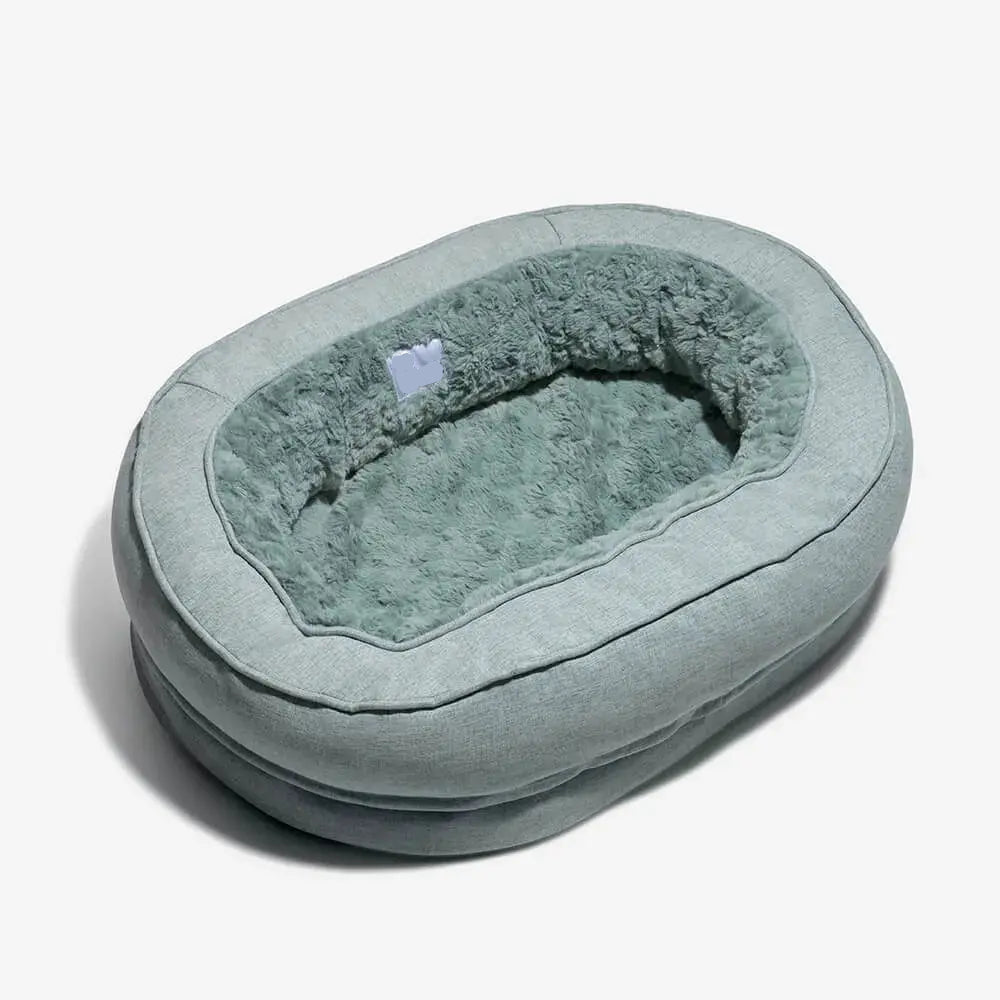 Orthopedic Calming Donut Dog Bed – Waterproof - mafooouk
