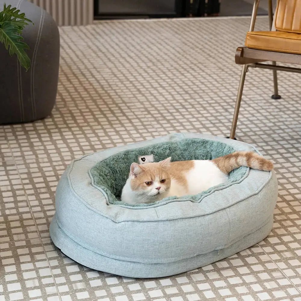 Orthopedic Calming Donut Dog Bed – Waterproof - mafooouk