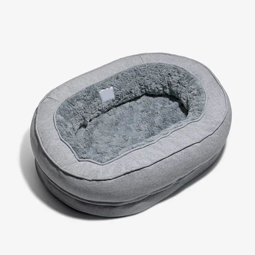 Orthopedic Calming Donut Dog Bed – Waterproof - mafooouk