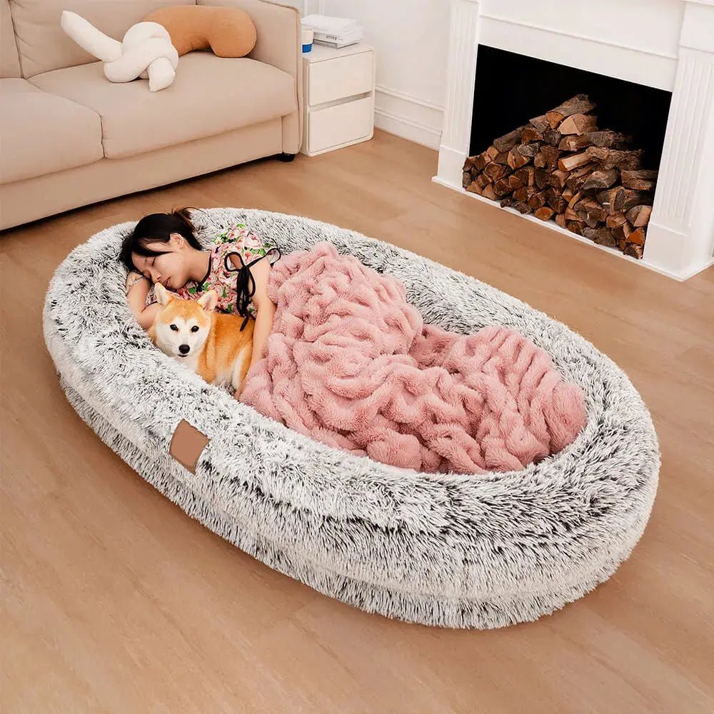 Orthopedic Calming Donut Dog Bed – Waterproof - mafooouk