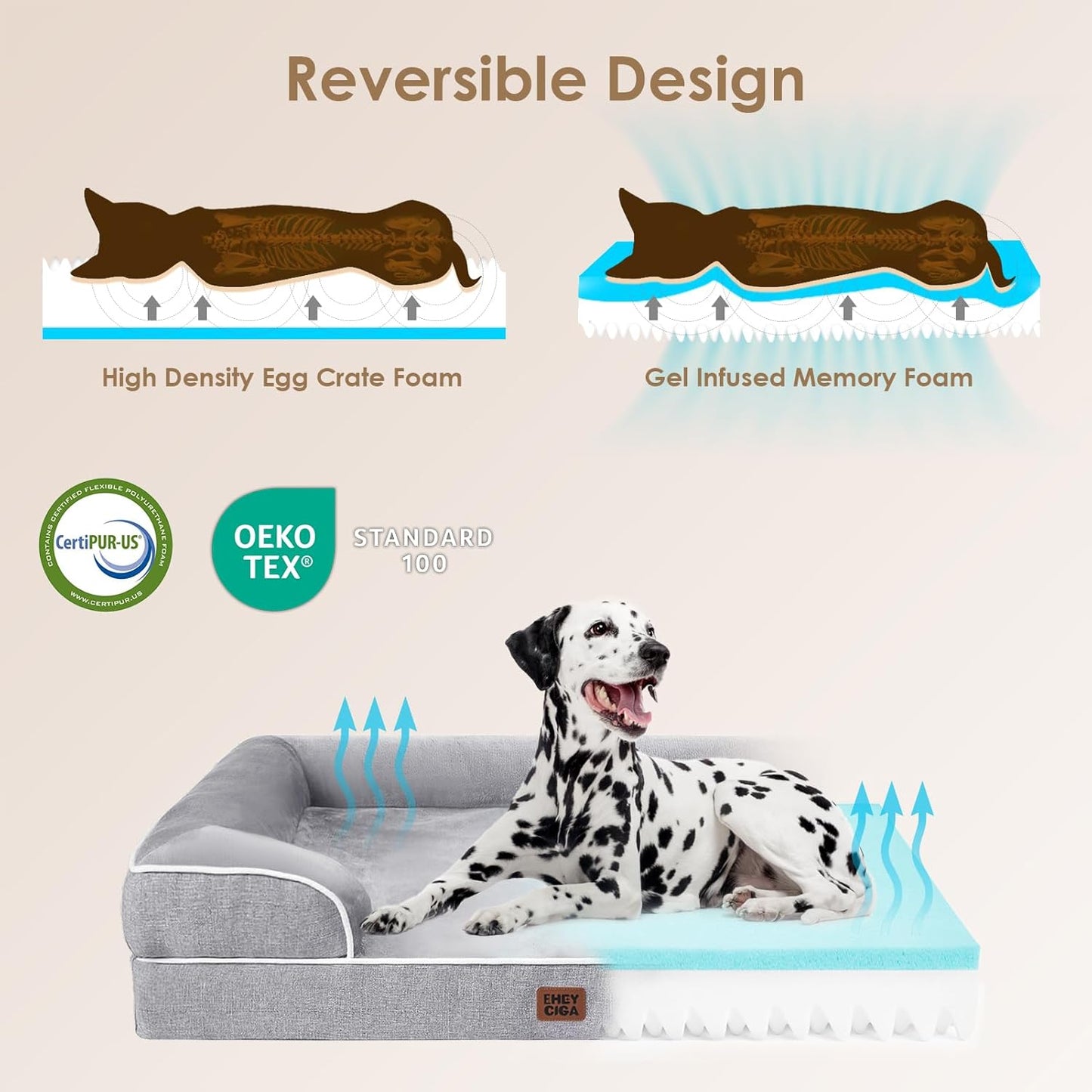 Orthopedic Large Dog Bed Sofa - mafooouk