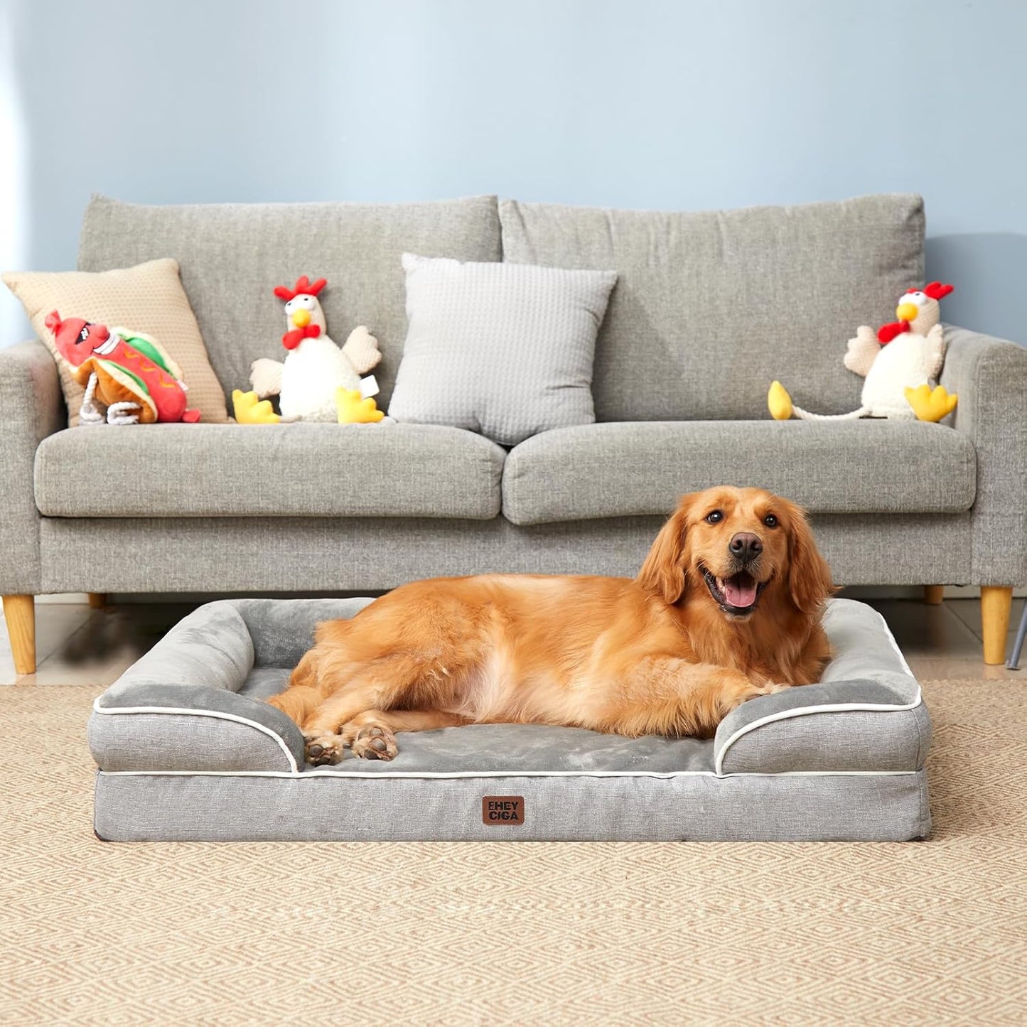 Orthopedic Large Dog Bed Sofa - mafooouk