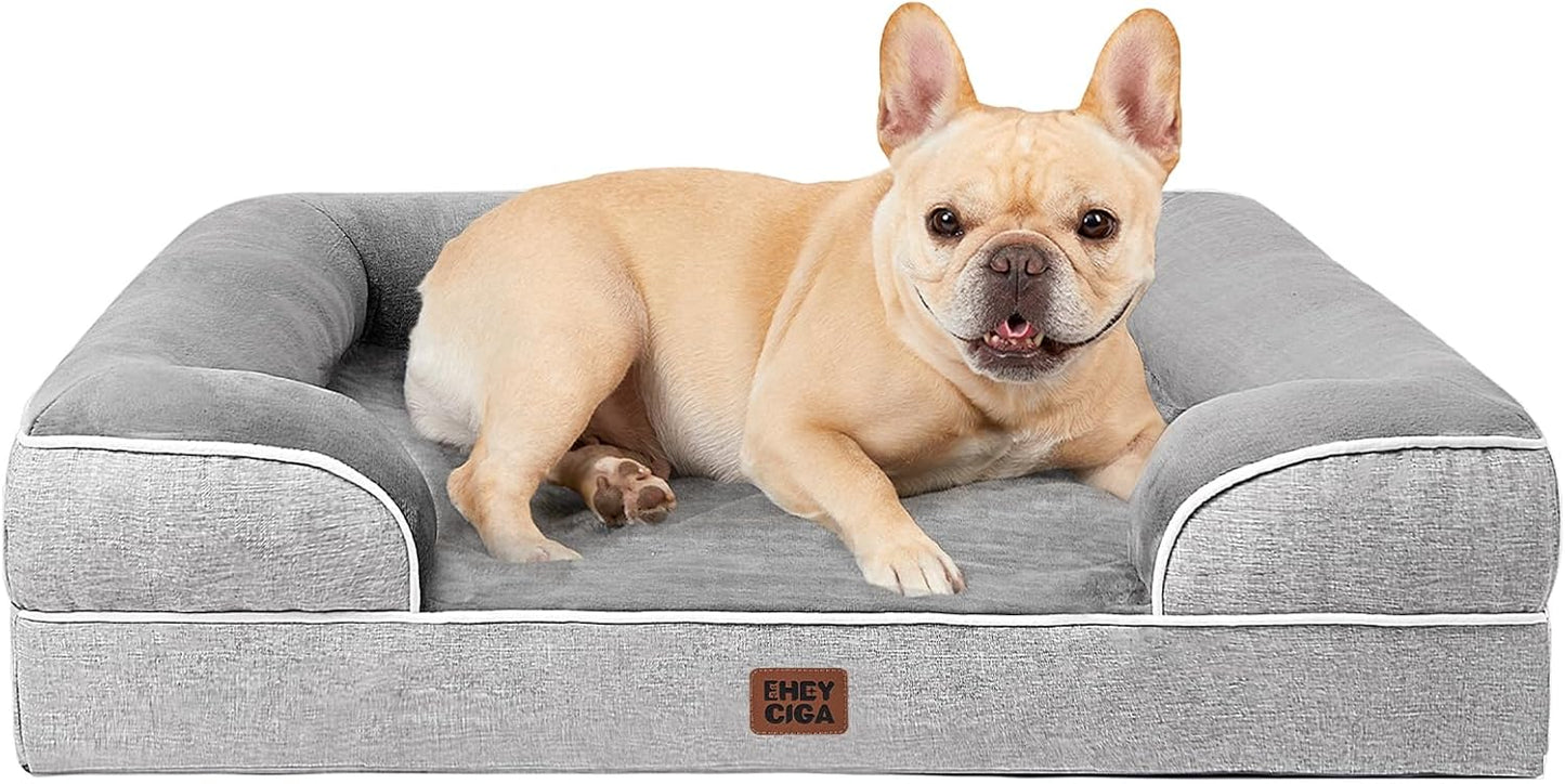 Orthopedic Memory - Foam Dog Sofa Bed for Large Dogs – Waterproof & Washable (M–XL) - mafooouk
