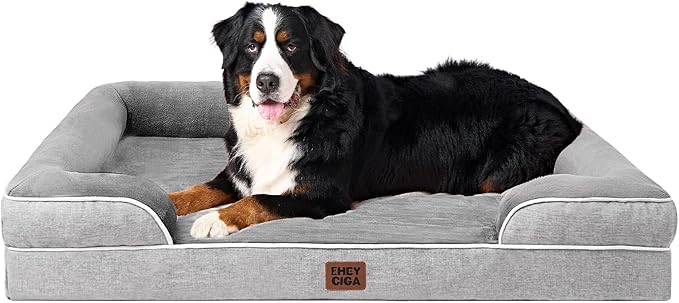 Orthopedic Memory - Foam Dog Sofa Bed for Large Dogs – Waterproof & Washable (M–XL) - mafooouk
