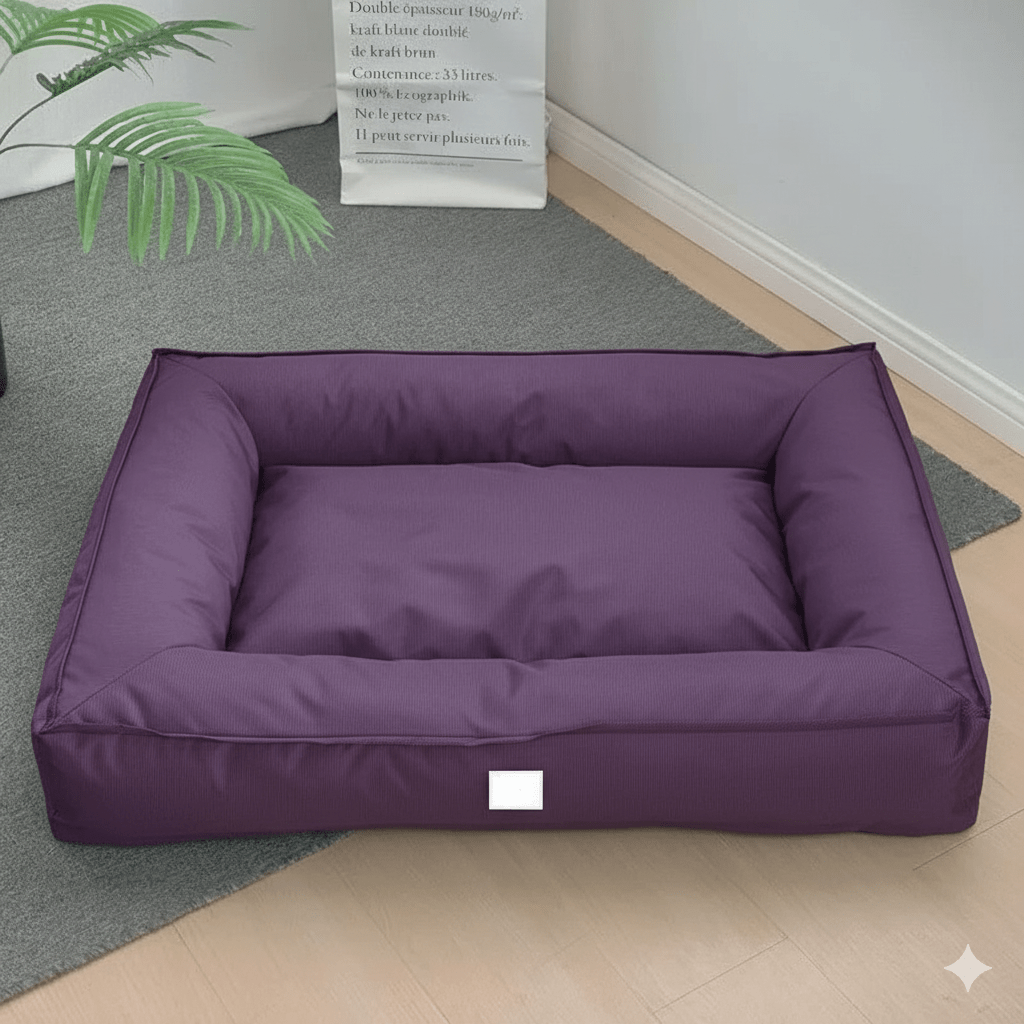 Orthopedic Waterproof Dog Bed for Large Dogs – Anti - Anxiety 360° Bolster, Washable (M–3XL) - mafooouk