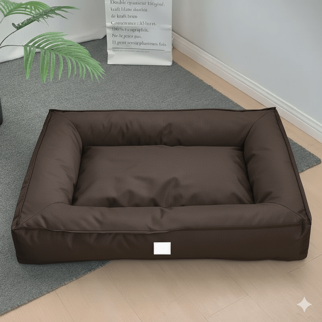 Orthopedic Waterproof Dog Bed for Large Dogs – Anti - Anxiety 360° Bolster, Washable (M–3XL) - mafooouk