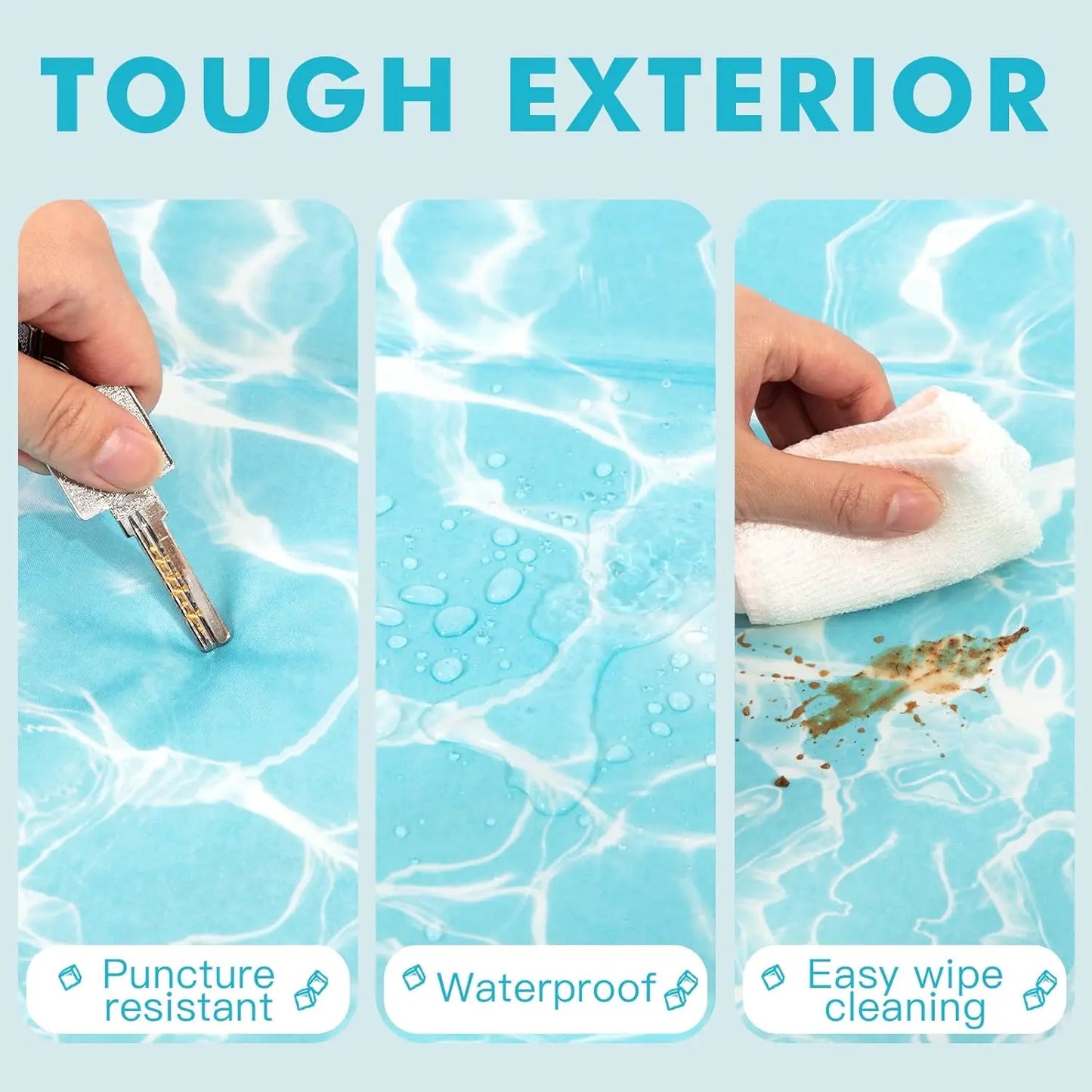 Self - Cooling Gel Pet Mat 65 × 50 cm – Non - Toxic, Scratch - Resistant (M) - mafooouk