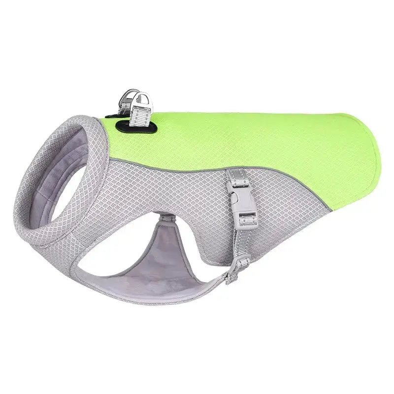 Dog Cooling Vest Harness – Breathable 3-Layer Evaporative Cooling Jacket for Dogs & Cats (XS–XL) mafooouk