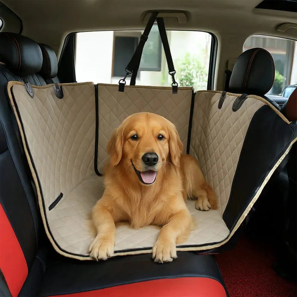 Waterproof 6 - in - 1 Dog Car Seat Cover & Hammock - mafooouk