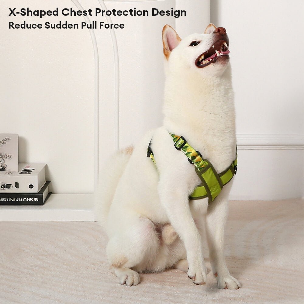 X - Shaped No - Choke Dog Harness – Adjustable, Durable (S–L) - mafooouk