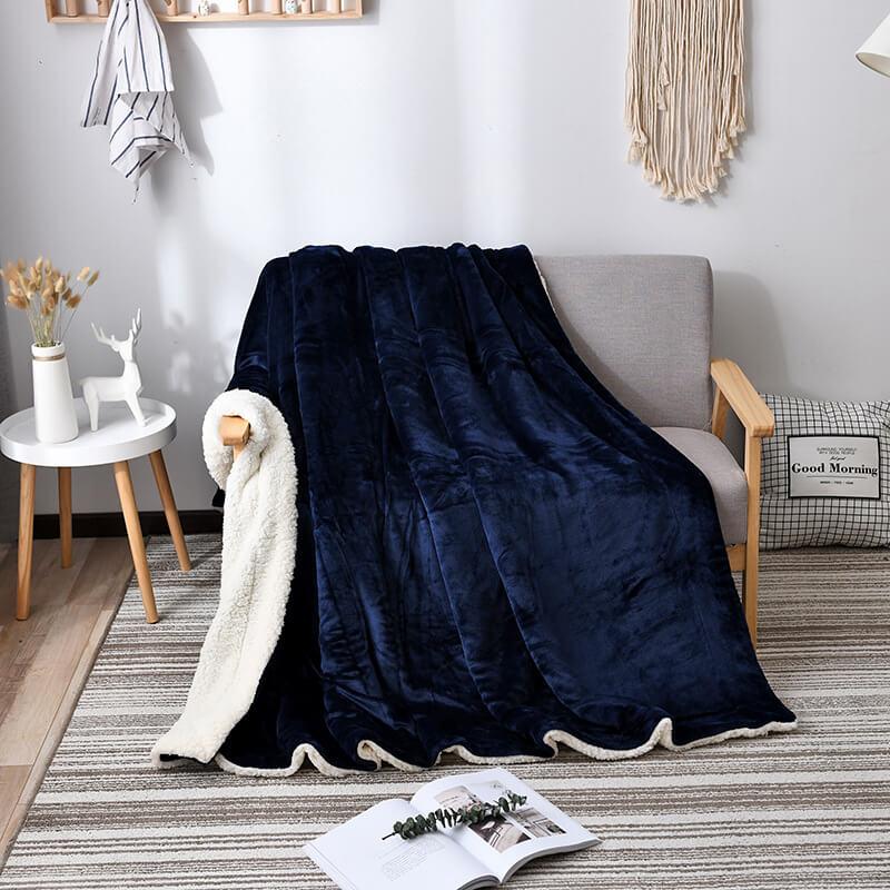 Electric Heated Throw Blanket 130×160 cm – 6 Heat Levels, Auto Shut-Off Timer, Machine-Washable Flannel/Fleece – 120W, 230V (UK)